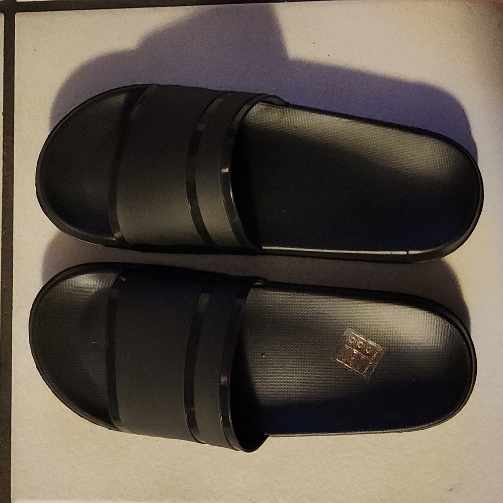 Open Toe Minimalist Slides